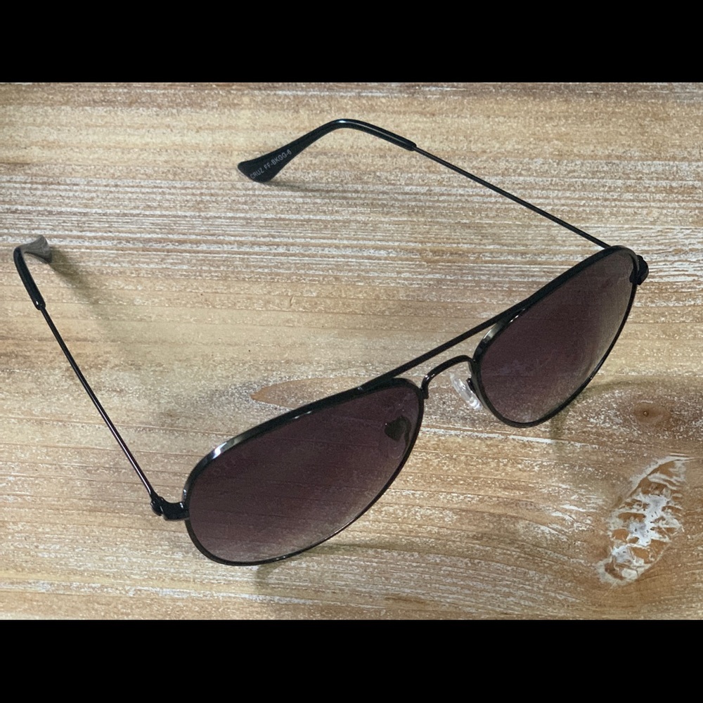 NEW Diff Aviator Cruz Black Sunglasses